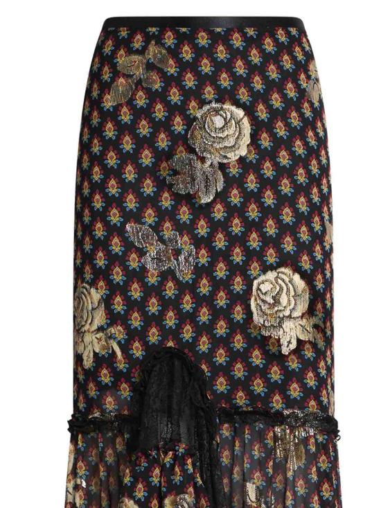 26SS 에트로 롱 스커트 WRFA019399SAA84X0811 Brown - ETRO