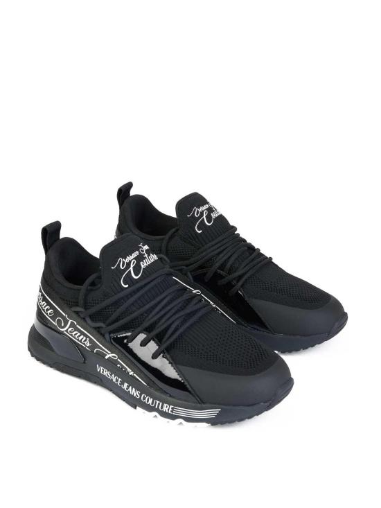 25FW 베르사체 Dynamic 다이나믹 로고 스니커즈 79VA3SA8ZSC96899 Black - VERSACE
