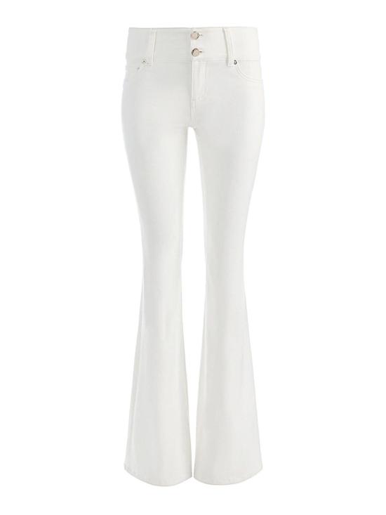 26SS 앨리스 앤 올리비아 스트레이트 팬츠 CD603311142A127 White