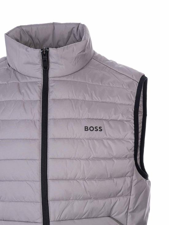 26SS 휴고보스 패딩 조끼 50545867063 Grey - HUGO BOSS