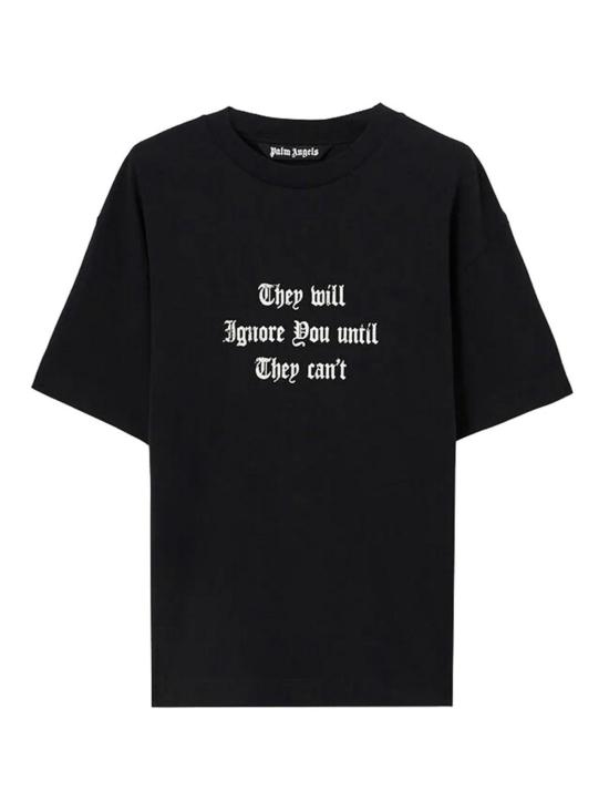 26SS 팜앤젤스 반팔 티셔츠 PMAA109S26JER0051003 Black