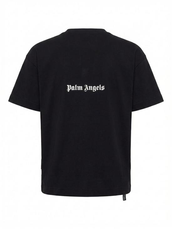 26SS 팜앤젤스 반팔 티셔츠 PMAA109S26JER0051003 Black - PALM ANGELS