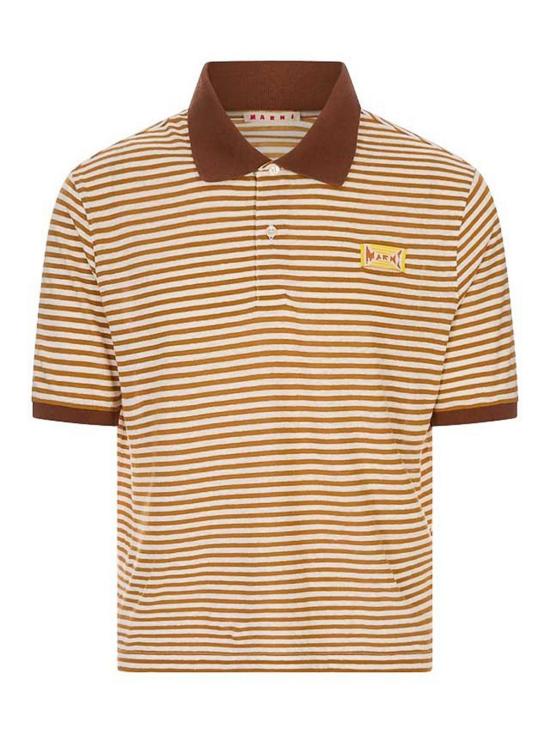 26SS 마르니 폴로 티셔츠 POMU0052LXUTL015STY67 Orange