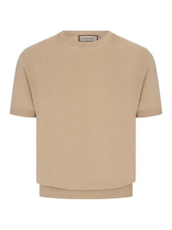 26SS 카날리 반팔 티셔츠 C0719MK02459705 Brown