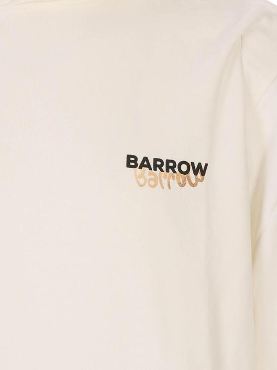 26SS 바로우 후드 티셔츠 S6BWUAHS075412 White - BARROW