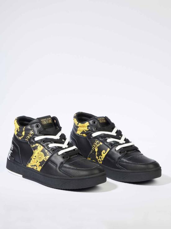  베르사체 스니커즈 77YA3SJ7ZP305G89 Black - VERSACE