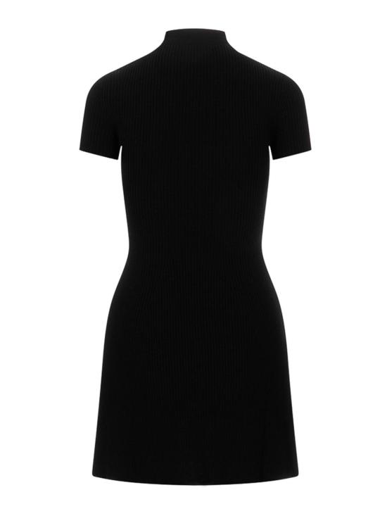 26SS 디젤 컷아웃 리브드 울 니트 숏 드레스 A214000PLBF9XX Black - DIESEL