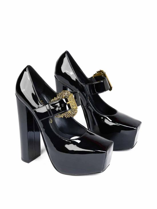 25FW 베르사체 힐/펌프스 79VA3S03ZS859899 Black - VERSACE