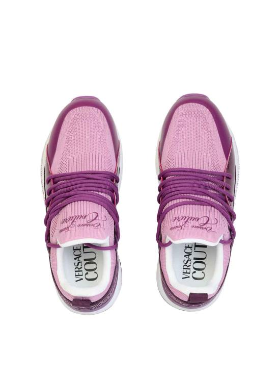 25FW 베르사체 Dynamic 다이나믹 로고 스니커즈 79VA3SA8ZSC96459 Pink - VERSACE