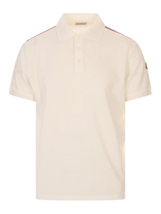 26SS 몽클레어 코튼 폴로 셔츠 0918A0003189A16034 White
