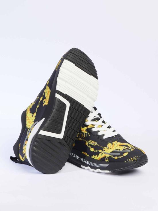  베르사체 스니커즈 77YA3SA1ZS654G89 Black - VERSACE