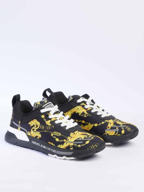  베르사체 스니커즈 77YA3SA1ZS654G89 Black - VERSACE