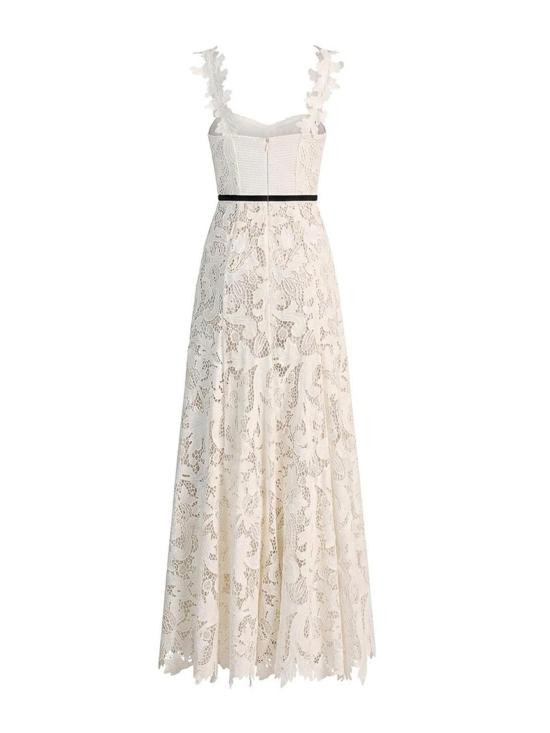 26SS 앨리스 앤 올리비아 롱 원피스 CC603L22533A127 White - ALICE & OLIVIA