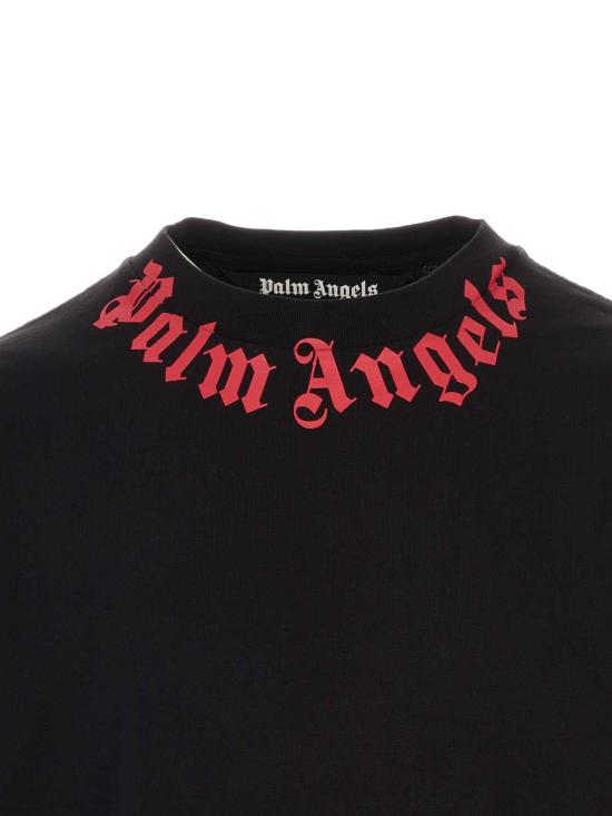 26SS 팜앤젤스 반팔 티셔츠 PMAA109S26JER0081003 Black - PALM ANGELS