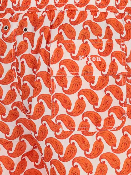 26SS 키톤 스윔팬츠 UCOM010K0742H87 Orange - KITON