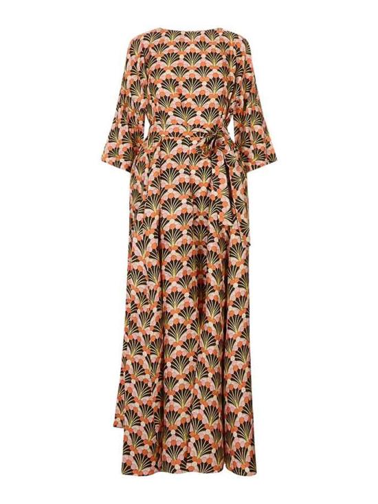 26SS 라 더블제이 롱 원피스 DRE0370SIL001FLF02BR02 Brown