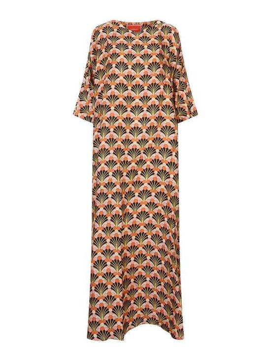 26SS 라 더블제이 롱 원피스 DRE0370SIL001FLF02BR02 Brown - LA DOUBLEJ