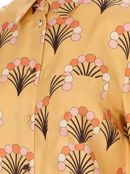 26SS 라 더블제이 블라우스 SHI0001SIL001FLO05YE02 Orange - LA DOUBLEJ