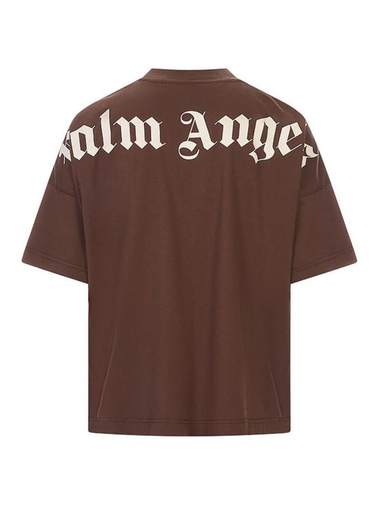 26SS 팜앤젤스 반팔 티셔츠 PMAA10BS26JER0016003 Brown - PALM ANGELS