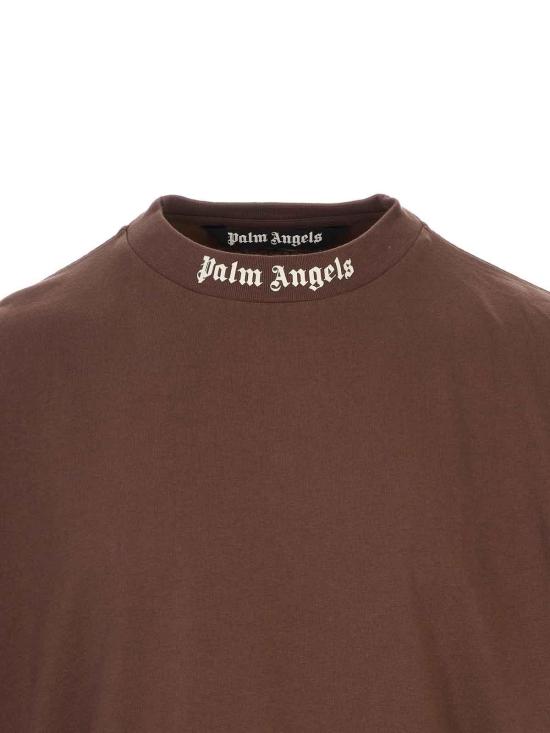26SS 팜앤젤스 반팔 티셔츠 PMAA10BS26JER0016003 Brown - PALM ANGELS