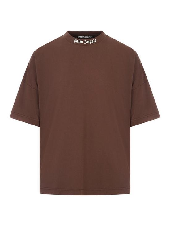 26SS 팜앤젤스 반팔 티셔츠 PMAA10BS26JER0016003 Brown