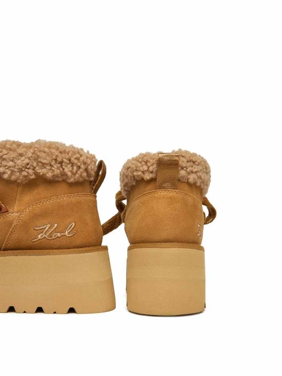 25FW 칼라거펠트 부츠 KL486325T2 Light Brown - KARL LAGERFELD