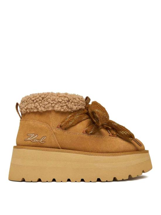 25FW 칼라거펠트 부츠 KL486325T2 Light Brown