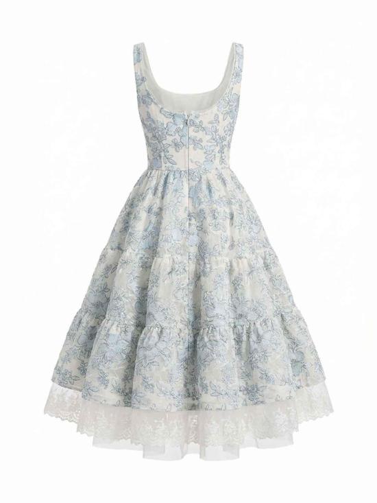 26SS 앨리스 앤 올리비아 미디 원피스 CC603D82528F149 White - ALICE & OLIVIA