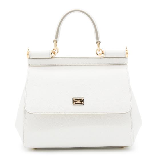 26FW 돌체앤가바나 미디움 시실리 핸드백 BB6003 B100180001 BIANCO