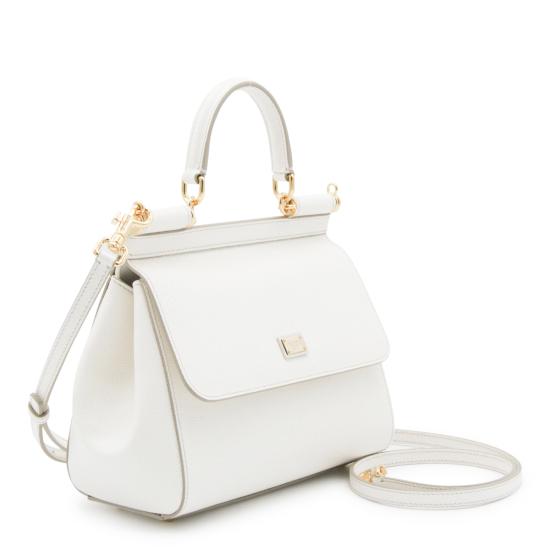 26FW 돌체앤가바나 미디움 시실리 핸드백 BB6003 B100180001 BIANCO - DOLCE & GABBANA