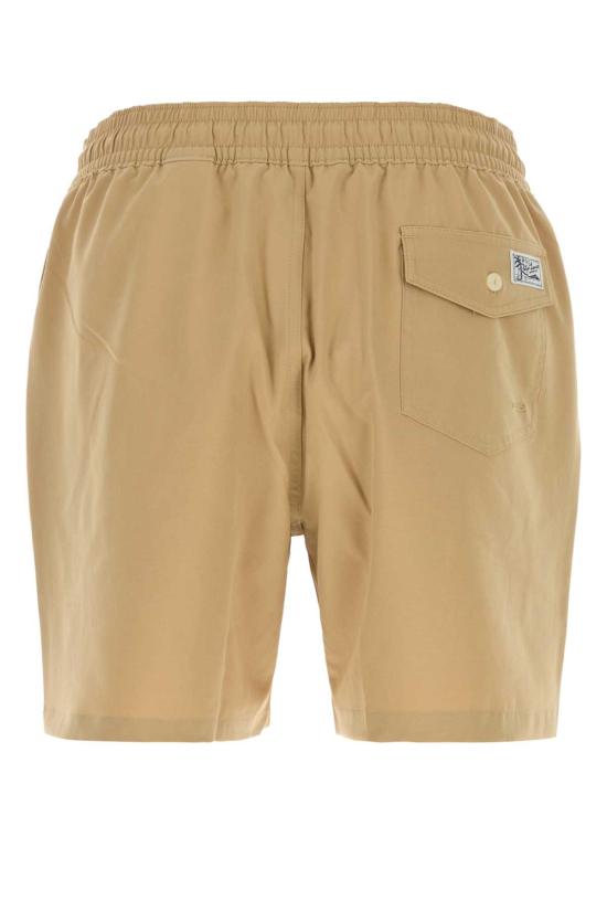 26FW 폴로 랄프로렌 포니 자수 스윔 쇼츠 710957782 512 Beige o Tan - POLO RALPH LAUREN