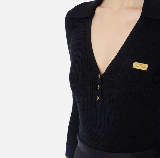 26SS 엘리자베타프랜치 롱 원피스 AM13B61E2 110 Nero - ELISABETTA FRANCHI