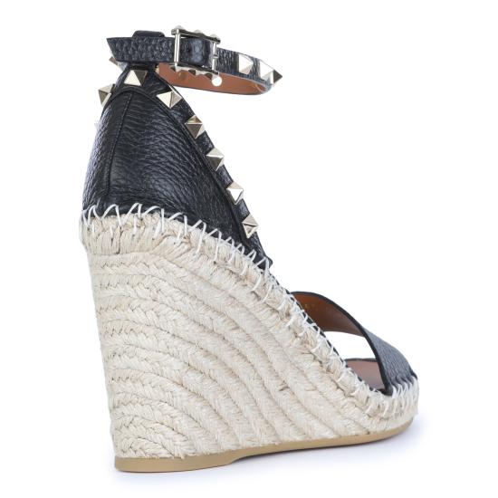 26FW 발렌티노 가라바니 샌들 9W2S0090 VTON02 NERO LIGHT CUIR NATURALE - VALENTINO GARAVANI