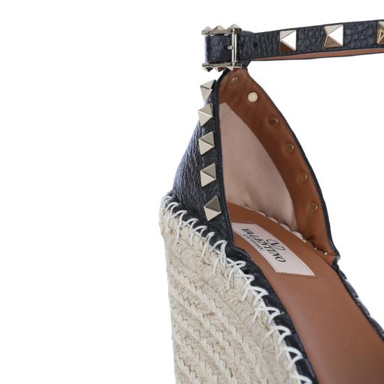 26FW 발렌티노 가라바니 샌들 9W2S0090 VTON02 NERO LIGHT CUIR NATURALE - VALENTINO GARAVANI