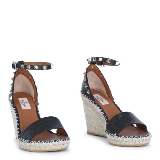 26FW 발렌티노 가라바니 샌들 9W2S0090 VTON02 NERO LIGHT CUIR NATURALE