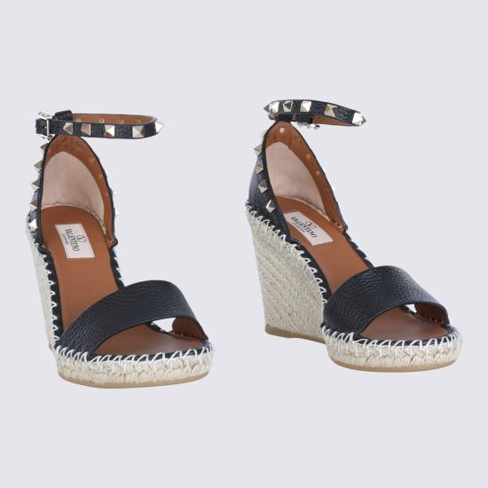 26FW 발렌티노 가라바니 샌들 9W2S0090 VTON02 NERO LIGHT CUIR NATURALE - VALENTINO GARAVANI
