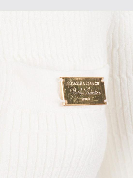 26SS 엘리자베타프랜치 롱 원피스 AM13B61E2 360 Avorio - ELISABETTA FRANCHI