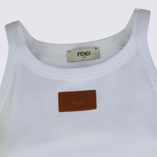 26FW 펜디 민소매 티셔츠 FS7966 AW87F0ZNM BIANCO - FENDI