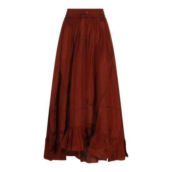 26FW 짐머만 롱 스커트 8440SSS261 MER MERLOT