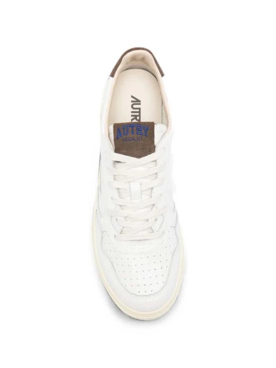 26FW 오트리 메달리스트 로우 스니커즈 AULMHJ03 LEA SUECOLLEG WHT CHOCOCHIP HJ03 - AUTRY