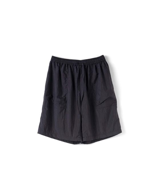  리폼드 숏팬츠 프레임 나일론 재킷  블랙
