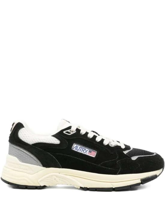 26FW 오트리 하이퍼웨이 스니커즈 HYLMUM23 SUEDE MESH BLACK SILV UM23