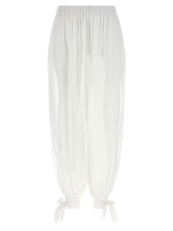 26SS 안다마네 트레이닝/조거 팬츠 TM190455ATNC108WHITE