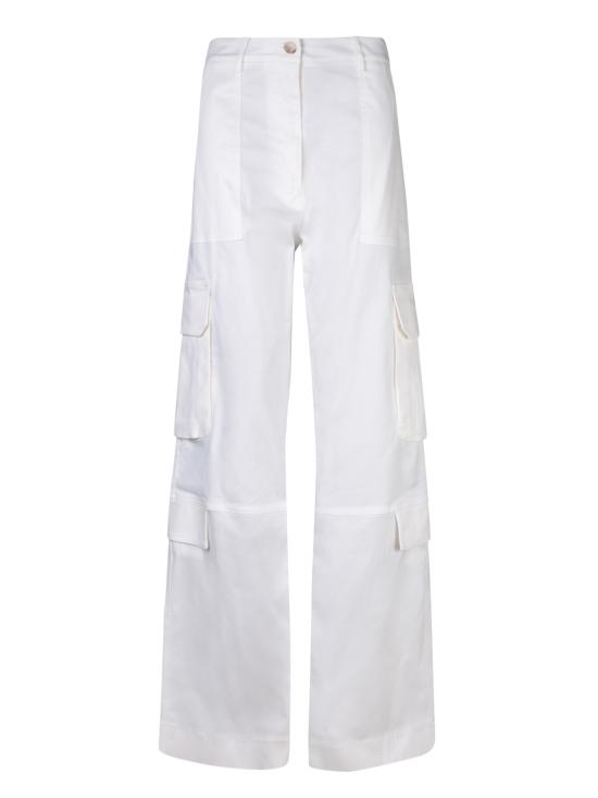 25SS 블랑카 비타 스트레이트 팬츠 PITTOSFORO 3114 DIAMANTE White