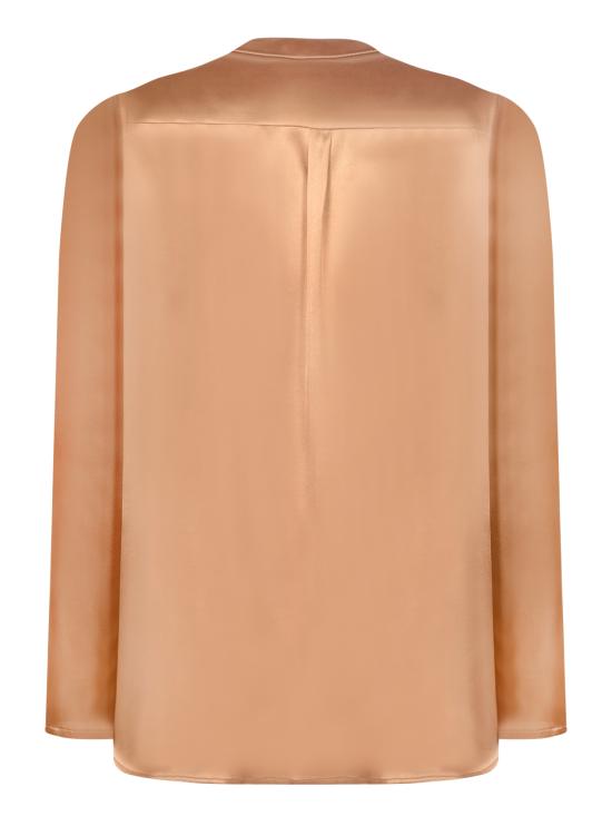 25FW 블랑카 비타 블라우스 CARPI RASOSETA COGNAC Metallic - BLANCA VITA