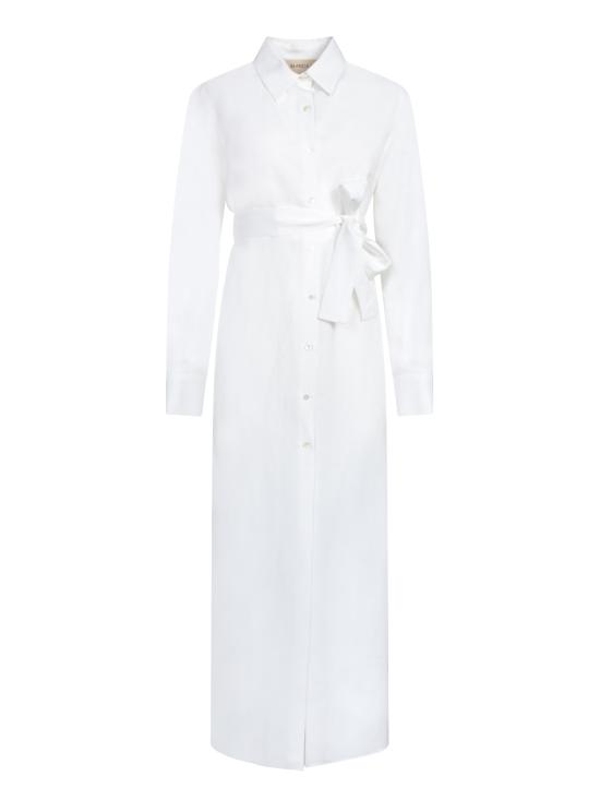 25SS 블랑카 비타 롱 원피스 CRIDIO 3792 DIAMANTE White