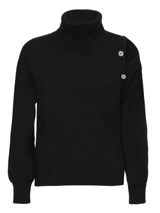 25FW 블랑카 비타 터틀넥 57297 12837 099 Black
