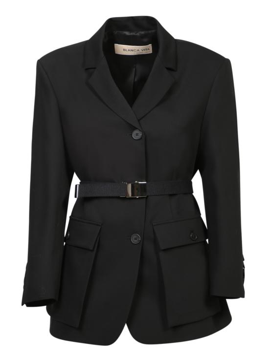 25FW 블랑카 비타 수트 자켓 GENOVA 0334 ONICE Black