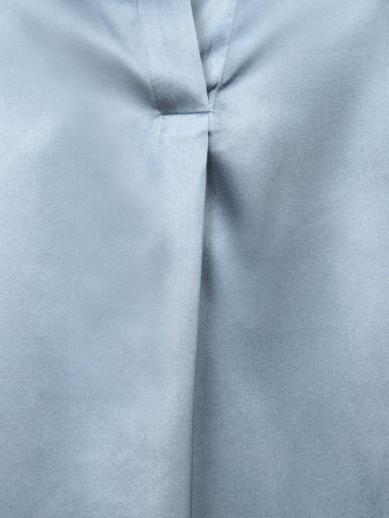 25FW 블랑카 비타 블라우스 CARPI RASOSETA POLVERE Blue - BLANCA VITA