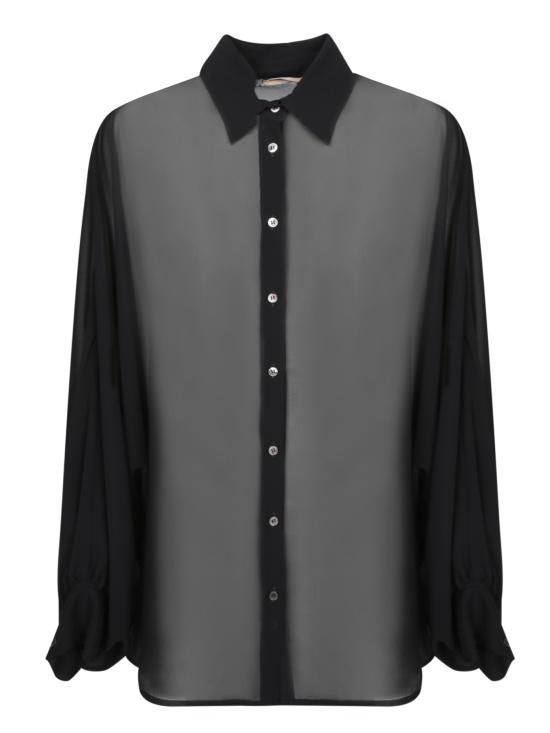  블랑카 비타 블라우스 CUCUMBER 1581 ONICE Black